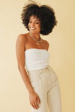 Load image into Gallery viewer, Only You Knit Boob Tube // White