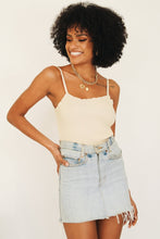 Load image into Gallery viewer, Only Natural Ribbed Knit Cami // Natural