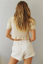 Load image into Gallery viewer, Vintage Lover Button Front Knit Top // Natural