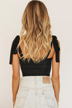 Load image into Gallery viewer, VG Italian Style Tie Top // Black