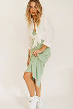 Load image into Gallery viewer, Sipping Cocktails Knit Midi Dress // Sage