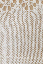 Load image into Gallery viewer, Market Day Crochet Knit Mini Dress // Cream