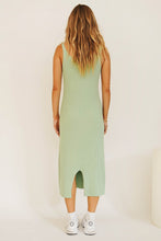 Load image into Gallery viewer, Sipping Cocktails Knit Midi Dress // Sage