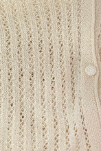 Load image into Gallery viewer, New Light Button Front Knit Top // Natural