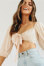 Load image into Gallery viewer, VG Introducing Paris Tie Front Top // Nude