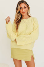 Load image into Gallery viewer, Morning Sun Knit // Lemon