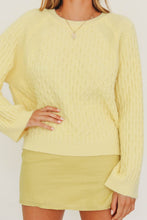 Load image into Gallery viewer, Morning Sun Knit // Lemon