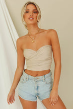 Load image into Gallery viewer, VG Soul Mates Wrap Top // Beige