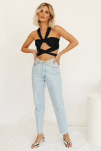 Load image into Gallery viewer, VG Soul Mates Wrap Top // Black