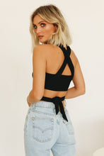 Load image into Gallery viewer, VG Soul Mates Wrap Top // Black