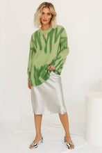 Load image into Gallery viewer, Along The Sidewalk Knit // Green