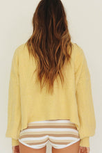 Load image into Gallery viewer, Home To Sicily Button Front Knit // Lemon