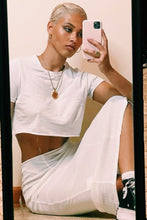 Load image into Gallery viewer, VG Watch The Runway Ribbed Midi Skirt // White