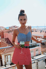 Load image into Gallery viewer, VG Cool Brit Check Crop // Black
