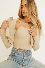 Load image into Gallery viewer, In Vogue Ribbed Set // Beige
