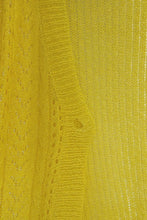 Load image into Gallery viewer, French River Button Front Knit Top // Mustard
