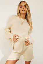 Load image into Gallery viewer, Wake Up Late Knit Set // Natural
