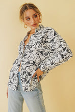 Load image into Gallery viewer, VG Nights In Paris Button Front Shirt // Print
