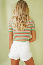 Load image into Gallery viewer, Cali Bound Knit Top // Stripe
