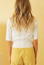 Load image into Gallery viewer, N.Y Summer Knit Top // White
