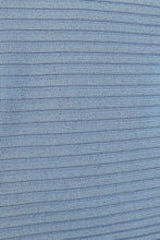 Load image into Gallery viewer, Shady Palms Zip Front Knit Top // Blue
