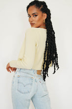 Load image into Gallery viewer, New York Girl Ribbed Knit Set // Lemon
