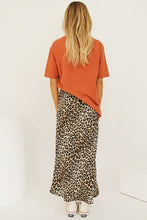 Load image into Gallery viewer, Wild At Heart Bias Cut Midi Skirt // Leopard
