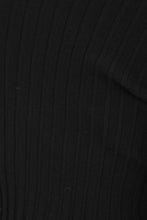 Load image into Gallery viewer, Sunset Cocktails Button Front Knit Top // Black
