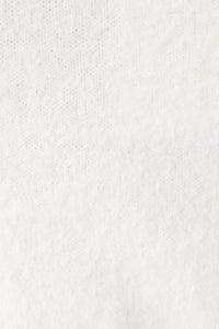 All Day Button Front Knit Top // White