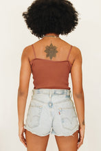 Load image into Gallery viewer, Texas Sun Ribbed Knit Cami // Chocolate
