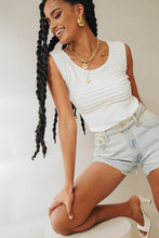 Load image into Gallery viewer, More Than A Feeling Knit Top // White
