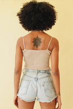Load image into Gallery viewer, Texas Sun Ribbed Knit Cami // Natural
