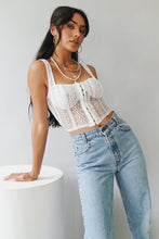 Load image into Gallery viewer, VG Vintage Feeling Lace Top // White
