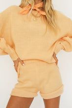 Load image into Gallery viewer, Wake Up Late Knit Set // Apricot
