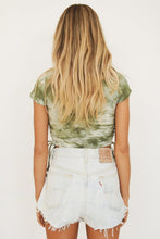 Load image into Gallery viewer, L.A Born &amp; Raised Drawstring Top // Tie Dye
