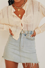 Load image into Gallery viewer, Paris Is Burning Button Front Knit Top // Nude
