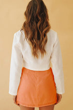 Load image into Gallery viewer, VG Fair Game Mini Skirt // Rust
