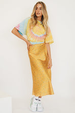 Load image into Gallery viewer, Summer Tones Bias Cut Midi Skirt // Yellow
