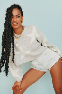 90's Cool Star Knit // Grey