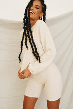 Load image into Gallery viewer, The Long Road Ribbed Bike Shorts // Natural
