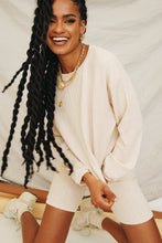 Load image into Gallery viewer, The Long Road Ribbed Bike Shorts // Natural
