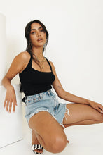 Load image into Gallery viewer, Everybody Dance Tie Back Knit Top // Black
