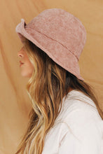Load image into Gallery viewer, Shady Lady Cord Bucket Hat // Rose
