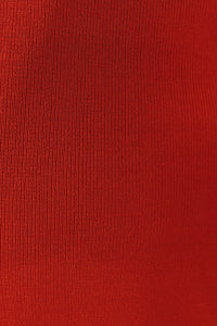 90's Femme Knit Top // Red