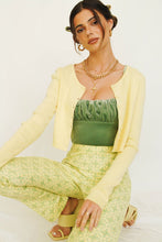 Load image into Gallery viewer, VG Mid 90&#39;s Velvet Top // Sage
