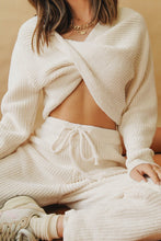 Load image into Gallery viewer, Treading Lightly Knit Set // Cream

