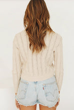 Load image into Gallery viewer, La Collection Button Front Knit // Natural
