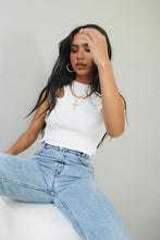 Load image into Gallery viewer, Revolution Ribbed Knit Top // White
