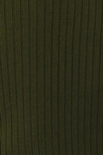 Load image into Gallery viewer, Manhattan Minimalist Ribbed Knit Mini Dress // Khaki
