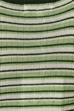 Load image into Gallery viewer, L.A District Stripe Knit Top // Green
